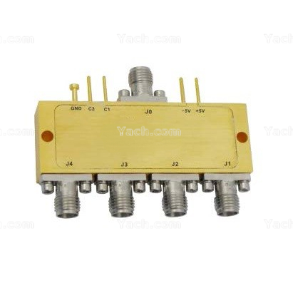 SMA SP4T PIN Diode Switch Operating From 1 GHz to 6 GHz Up To +30 dBm, PN: SW515227, $1299